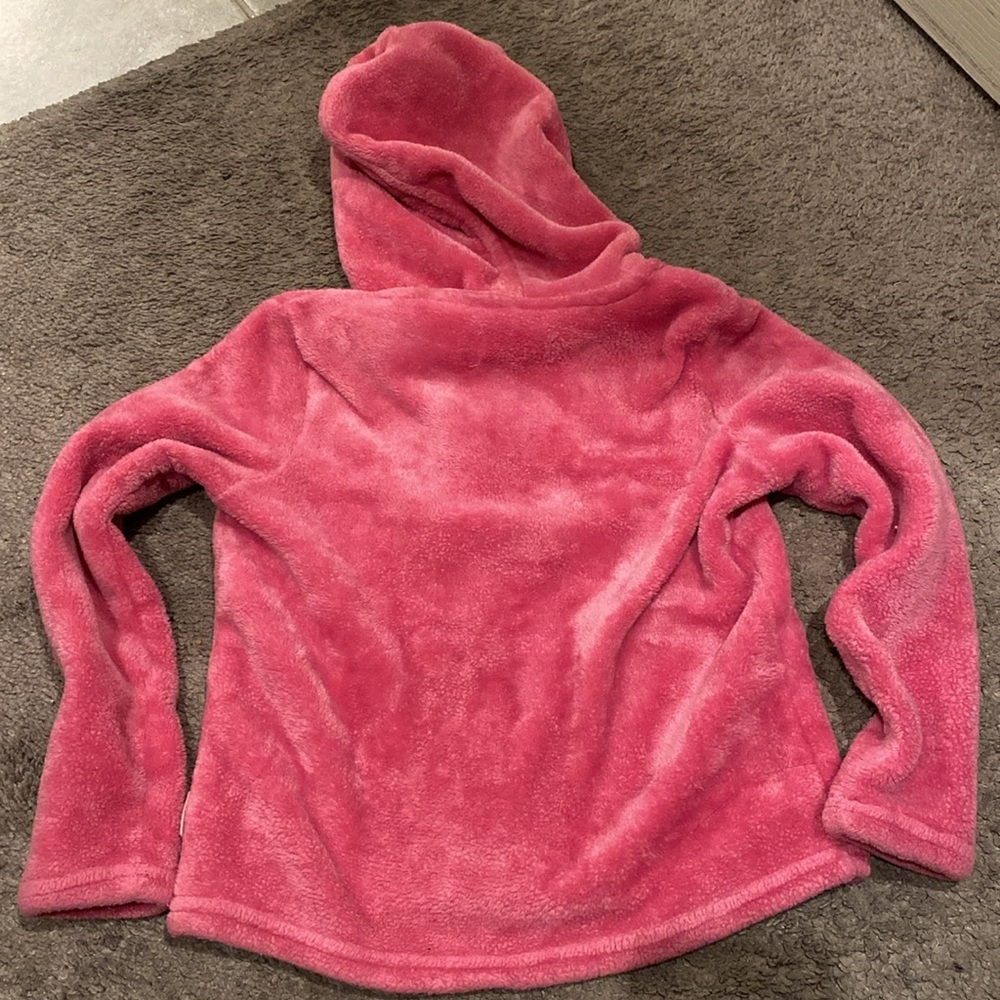 Fuzzy hooded sweater (little girl) - Picture 4 of 4